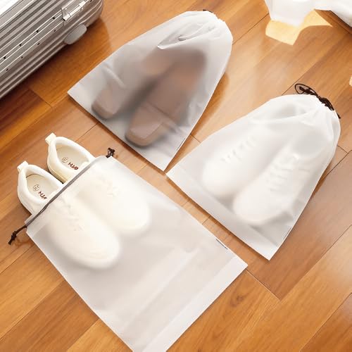 Hmcey 30 Pezzi Buste Per Scarpe Da Viaggio 30 X 40 Cm,Sacchetti Per Scarpe Per Armadio,Sacchetto Porta Scarpes Impermeabile,Shoe Bags For Travel,Borsa Portascarpe Da Viaggio,Sacchetti Per Calzature - 4