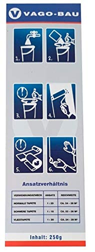 Tapetenkleber Glasfaserkleber Kleber 3 kg Glasfasertapete Universal