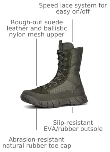 Image of XPETI Men's 8 inch Assault LT Tactical Military Boots