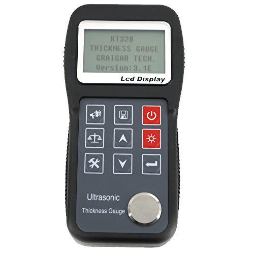 Medidor Digital de Espesor por Ultrasonido KT320 para Metales, Rango 0,75 mm a 300,0 mm miniatura 1