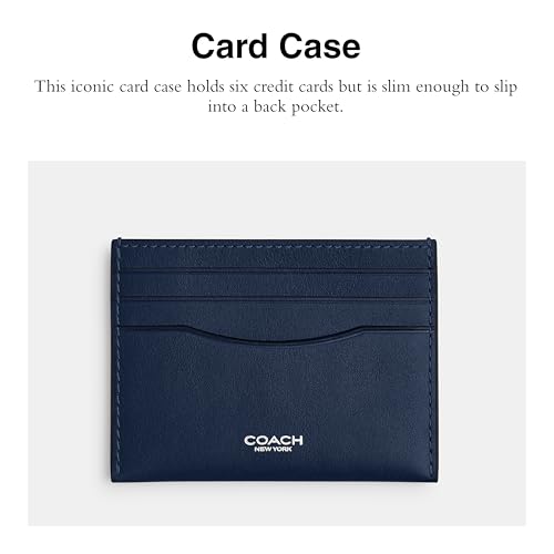 Image of Flat Card Case in Natural Full-Grain Leather