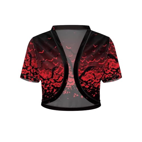 Image of Womens Short Sleeve Bolero Shrug Open Front Knit Cropped Cardigan Shoulder Cover for Dress Cute Casual Knit Cover Up