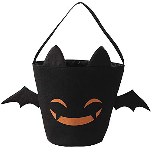 Bild: HEMOTON Baumwolle Halloween Handkorb Halloween Goody Bags Tragbare Segeltuchtaschen Faltbare Candy Bags f�r Halloween Haunt House f�r 14,79 EUR  bei Amazon