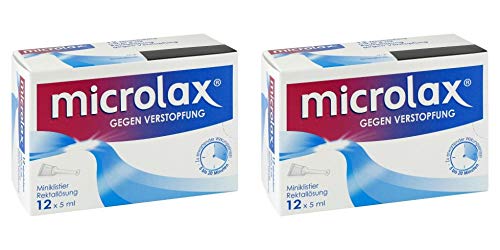 Preisvergleich Produktbild microlax Rektallösung Spar-Set 2x12x5ml. Zur Anwendung gegen Verstopfung bei Säuglingen, Kindern und Erwachsenen.