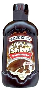 Smucker's Magic Shell Chocolate Fudge Ice Cream Topping, 7.25 Oz