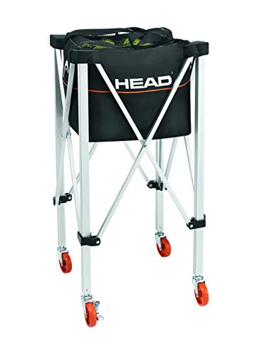 HEAD Tennis Teaching Trolley - Training & Practice Tennis Ball Travel Cart - Holds 120 Balls