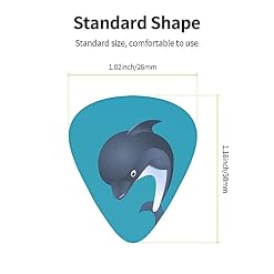 Lot de 12 médiators en forme de bébé dauphin pour guitare électrique et basse - Les Beatles, Paul McCartney, John Lennon, RIngo Starr, George Harrison Lot de 12 médiators en forme de bébé dauphin pour guitare électrique et basse – Image 4