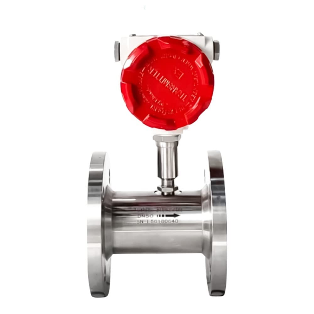 Caudalímetro, medidor de agua, Medidor de control de flujo de agua DN50 DN80 DN100 Medidor de flujo industrial Medero de flujo de turbina Modbus 4-20MA Ampliamente utilizado en el suministro de agua(D