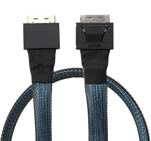 Valuegist OCuLink PCIe 4.0 Cable, 50cm Male to Male, 8Gbps Data Transfer, SFF-8611 4i Extension Cable for eGPU and SSD
