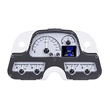 Dakota Digital HDX-62T-FJ-S Compatible with 1962-84 Toyota FJ Customizable Dash Gauge System Silver Alloy
