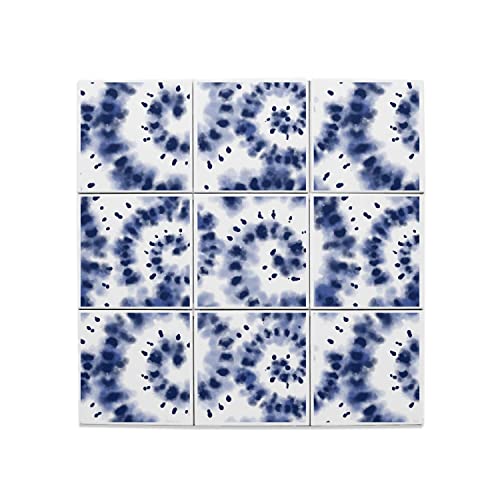 Carreaux céramique motif japonais pour masquer un mur