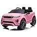 ATAA Range Rover Evoque 12v - Rosa - Coche de batería para niños Land Rover Range Rover Evoque con batería 12v