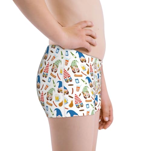 Boys' Cotton Boxer Brief Soft Underwear-Barbecue Gnomes2
