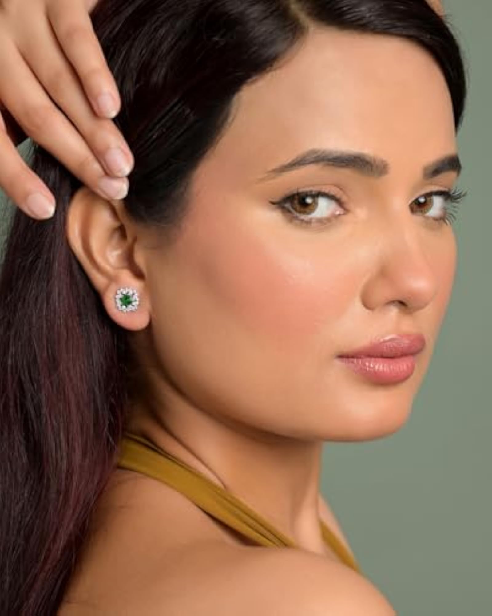 925 Sterling Silver Stud Earrings, Everyday Elegance