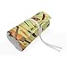ABAKUHAUS Wild jagen Mäppchen Rollenhalter, Outdoor Camp Bogenschießen, langlebig und tragbar Segeltuch Stiftablage Organizer, 48 Schlaufen, Hellgrün Multicolor