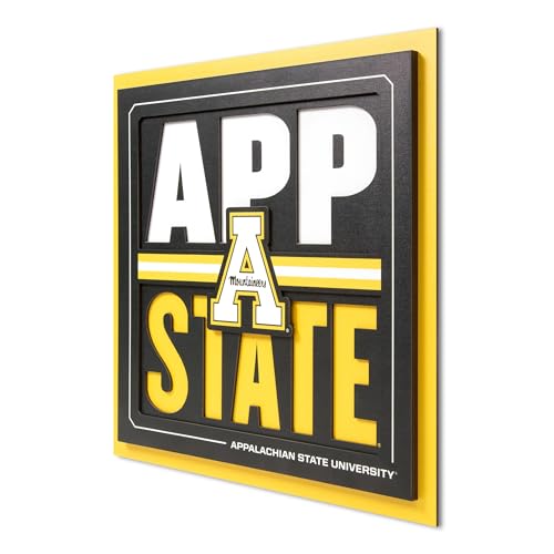 YouTheFan NCAA Appalachian State Mountaineers Slogan Series 3D Wall Art