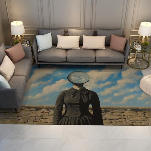 Tapis d'art fantasy 140x200cm rétro antidérapant pour couloir
