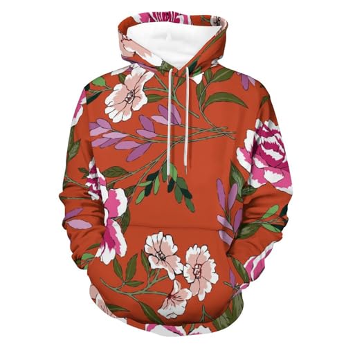 Hoodie Fleurs Vintage : Ne Sacrifiez Plus le Confort pour le Style | Sweat Unisexe S