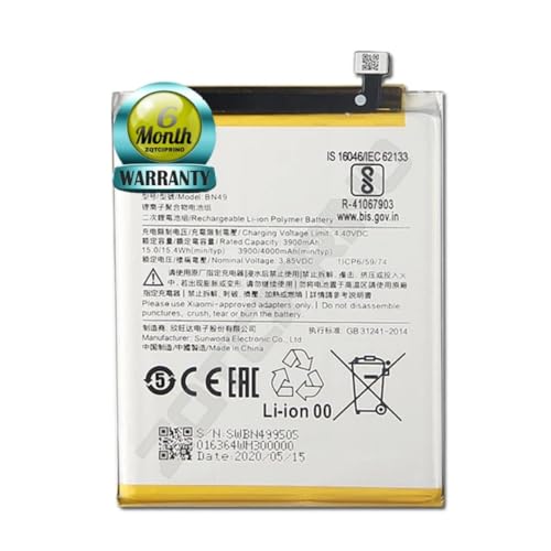Image of Original BN49 Battery for Redmi 7A / M1903C3EH /M1903C3EI /MZB7995IN / M1903C3EG Battery with 6 Month Warranty***(CC30)