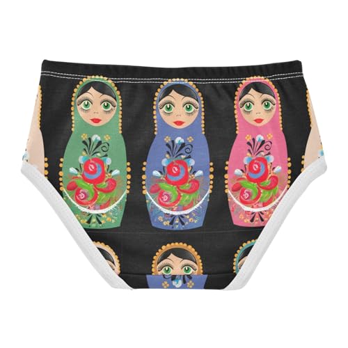 Colorful Russian Nesting Dolls Toddler Girls's Underwear 2T 202c12522