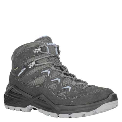 LOWA Stiefel mittel SIRKOS EVO GTX MID Ws anthrazit/eisblau, 40