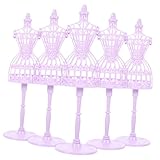 Mini porte-vêtements de poupée - adoptant un matériau en plastique de haute qualité, le mannequin de vêtements de poupée est robuste et durable, excellent et utile pour une utilisation durable, modèles d'affichage de mannequin