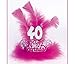 Produktbild TIARA mit Marabù und Federn 40 Jahre - Zubehörartikel Feste 40 Jahre