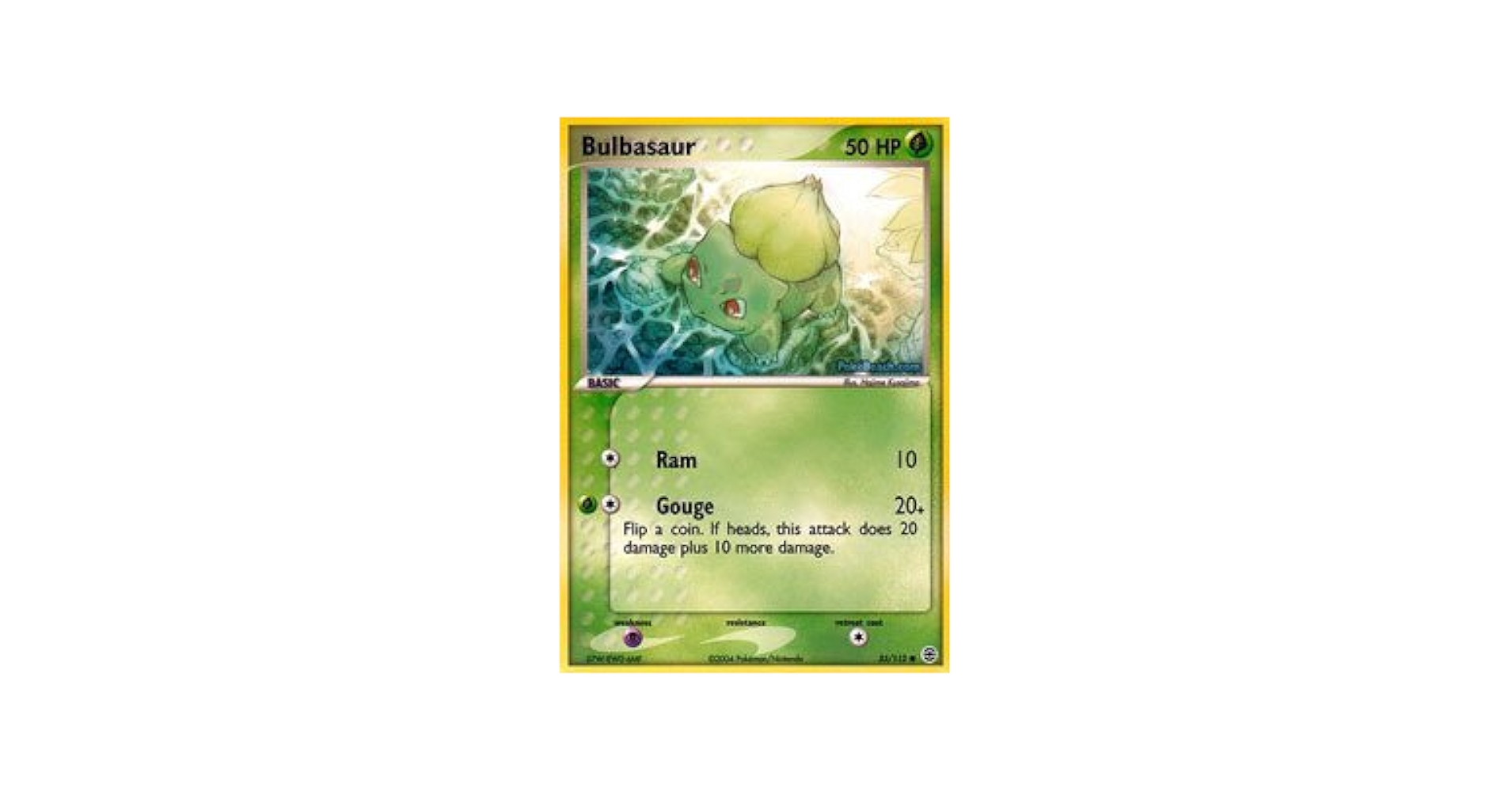 Amazon.com: Pokemon - Bulbasaur (55) - EX FireRed