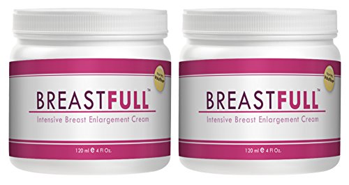 BreastFull Intensiv Breast Enlargement Cream – Clinically Tested to Increase Bust Size 8.4% in 56 Days – 2 Month Supply