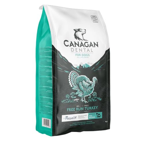 CANAGAN Hund Dental 2kg Getreidefrei Trockenfutter Truthahn Geschmack