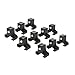 Olsa Tools Black Spring Loaded Ball Bearing Socket Clips for Use with Olsa Socket Holders | 10-Pack (1/2-inch)