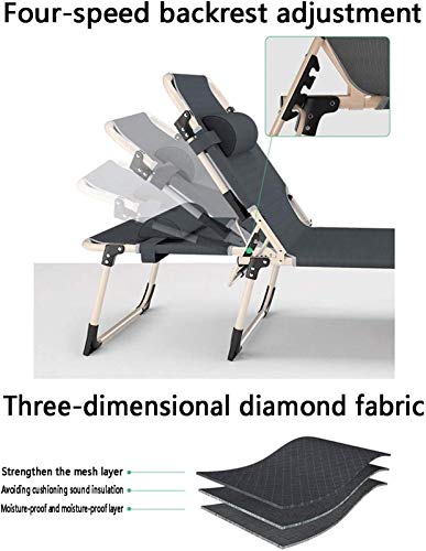Chaise inclinable Zero Gravity pour soulager le dos avec son dossier réglable - 5