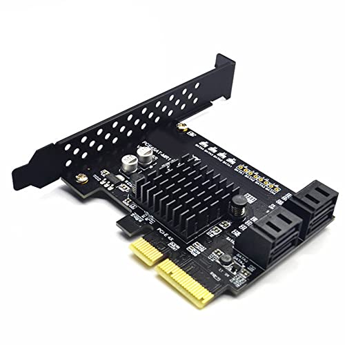 Carte d'extension SATA PCI-E 4 ports 88SE9230 haute performance pour PC - 6