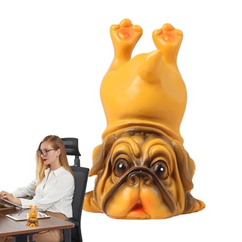 WJnflQN Présentoir à lunettes pour chien - présentoir à lunettes en résine - Accessoire décoratif - Support de lunettes de soleil mignon - Design de positionnement des rainures pour les amis et