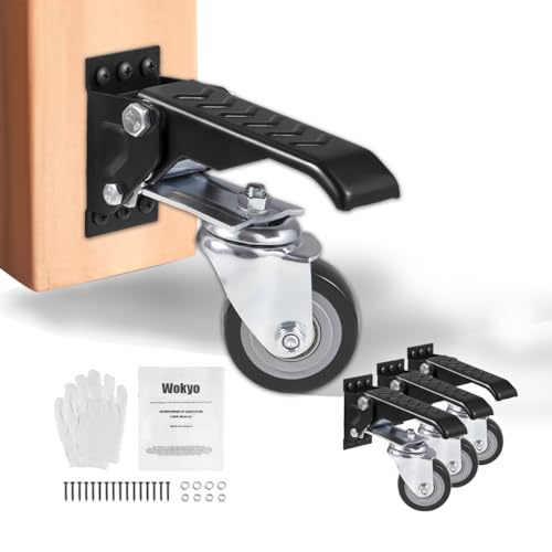 Wokyo CZL-40 3 Inch Workbench Casters Kit 900Lbs Load Capacity cover