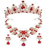 parure tete mariage Accessoire de bijoux pour mariage - -têtes, colliers et boucles d'oreilles de mariée peuvent utilisés pour mariages, , fiançailles ou banquets, de colliers et de boucles d'oreilles de mariage