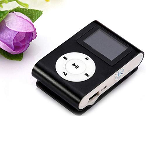 Kukakoo Portable Mp3/Mp4/Fm Radio Player丨Video/Media/Music Player,Support Photo Viewer,K10Clip-On Mini Usb Lcd Screen Mp3 Micro Sd Tf Card Support Sports Music Player - Blue #TOP7