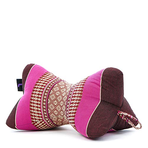 Leewadee Bone Cushion, kapok, 17x30x17 cm, kapok, roze roodbruin