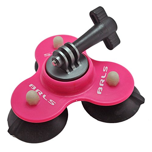 Evita caídas usando el Mount para GoPro BRLS 3.0 extraíble rosa estable 2