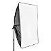 Produktbild Quenox Softbox rechteckig 50 x 70 cm Easy-Fold mit Lampenfassung E27 150 Watt zum Aufbau Einer Fotolampe Studioleuchte