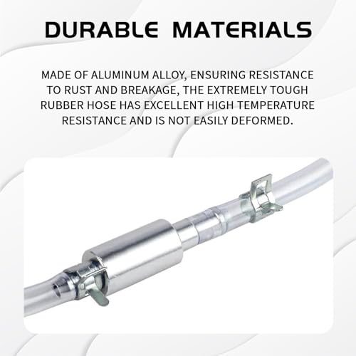 MLAHUIER Motorcycle Brake Bleeding Hose, Brake Bleeder Kit with One Way Check Valve, Universal Clutch Bleeding Hose Replacement,Vehicle Repair Accessories for Brake Bleeding & Hydraulic Clutch Systems