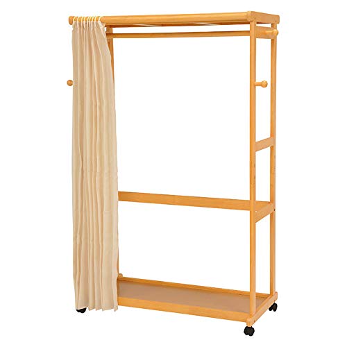 萩原 ハンガーラック ナチュラル 幅112 VR-7235NA