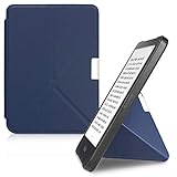 kwmobile coque liseuse kobo aura edition 2 FUERTE Y ESTABLE: La cubierta plegable es resistente y de larga duración, siendo ideal para su uso diario. Todos los botones y conexiones permanecerán fáciles de operar.