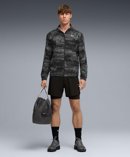 Image of PUMA | Run Velocity Men's All-Over-Printed Jacket | Black | M