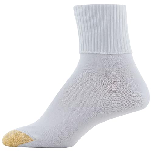 GOLDTOE Women's Ultra Soft Providence Turn Cuff Socks 3 Pack3