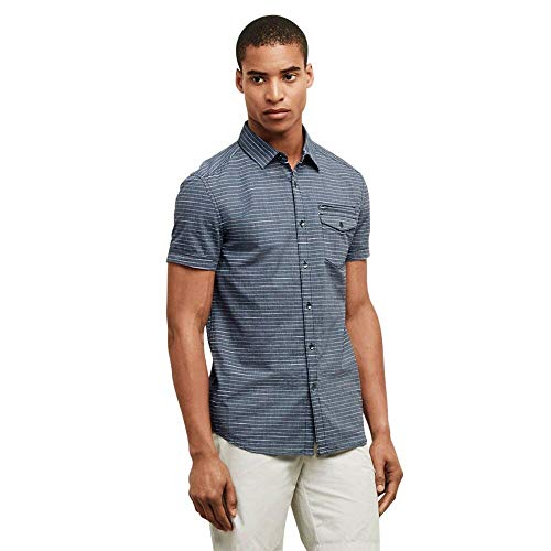 Kenneth Cole REACTION Men's Ss Zip Pkt Hrz Str