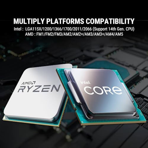 Image of Ant Esports ICE Chroma 360 ARGB 360mm ARGB Liquid Cooler /AIO with CPU Temperature Display - White | Support Intel & AMD CPU Socket AM5, AM4, AM3, LGA1700, 1200, 2066, 1151 | Evaporation-Proof Tubing