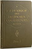 Liederbuch des deutschen Sängerbundes.