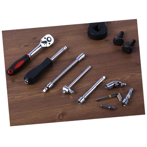 UPKOCH 46-Piece Auto Repair Tool Set Ratchet Wrench Socket Kit Pliers Roller Shear Sturdy Vanadium Steel Lightweight Case Random Color - Image 4