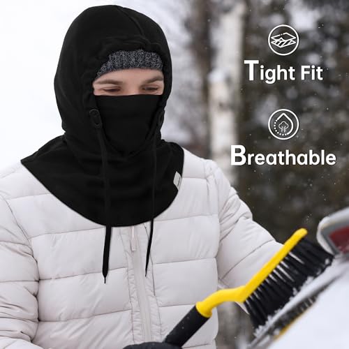 TopAcsy Máscara facial de esqui Balaclava para homens e mulheres, polaina de pescoço UV, proteção so